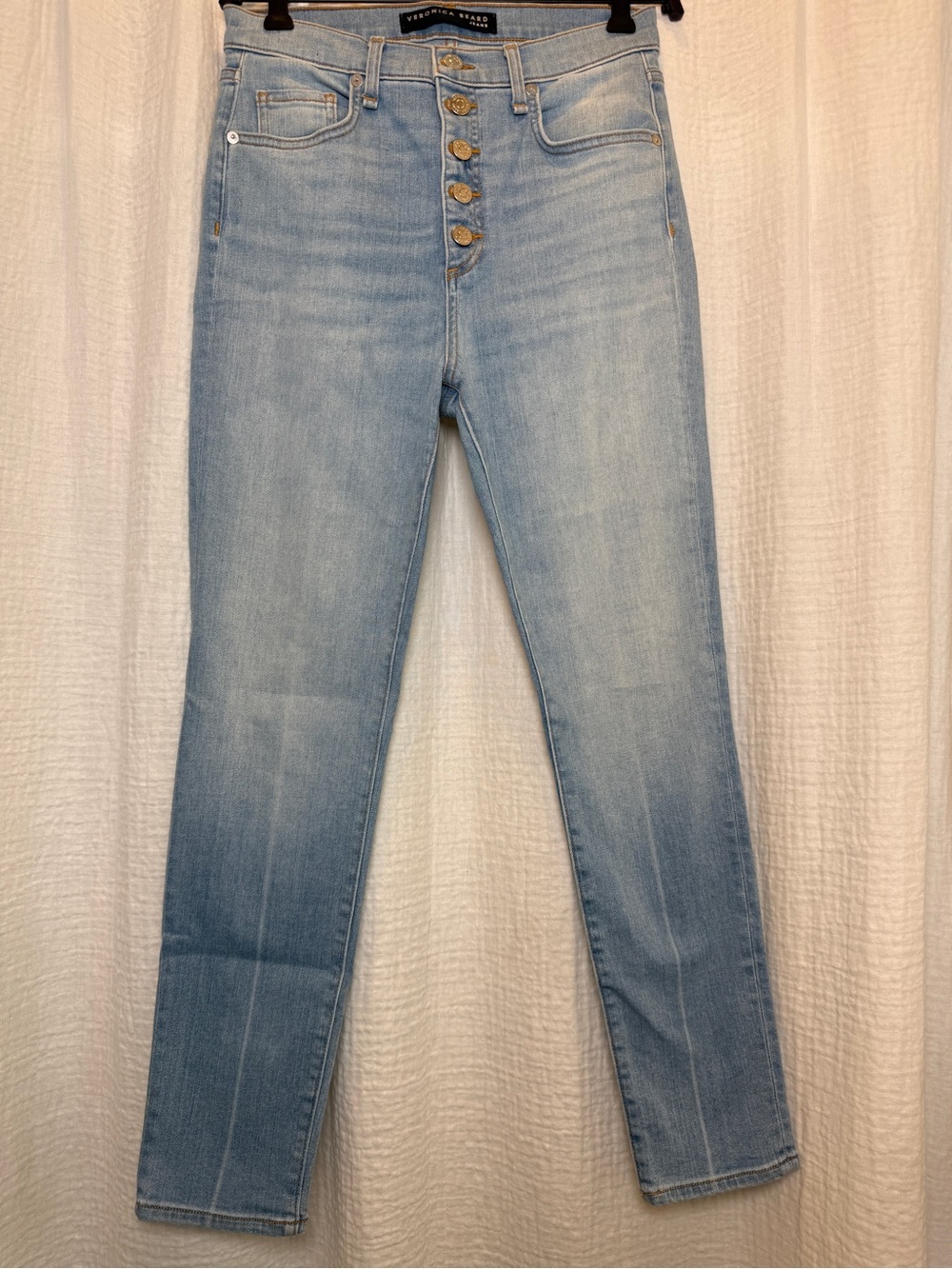 Veronica Beard 'The Debbie' High-Rise Skinny Jeans